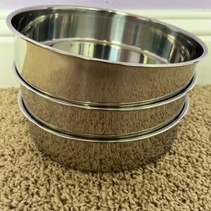 8in cake pans - brand new